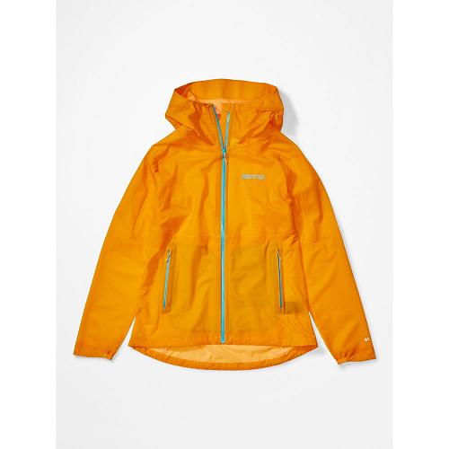 Marmot Rain Jacket Orange NZ - Bantamweight Jackets Womens NZ2680357